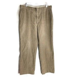Men's 36X32 HAGGAR TAN Corduroy Trouser Work Pants